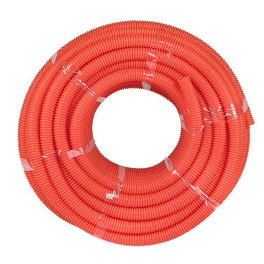Труба гофрированная ПНД d32мм с протяжкой оранж. (уп.50м) Plast PROxima EKF tpnd-32-o, изображение 3 • Купить по низкой цене в интернет-магазине СМЭК