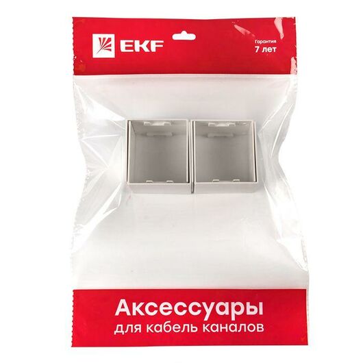 Соединитель 60х60 бел. Plast PROxima (уп.4шт) EKF conw-60-60x4, изображение 6 • Купить по низкой цене в интернет-магазине СМЭК