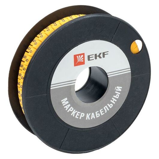 Маркер каб. 1.5кв.мм "9" (к-1000ед) (ЕС-0) EKF plc-KM-1.5-9, изображение 3 • Купить по низкой цене в интернет-магазине СМЭК