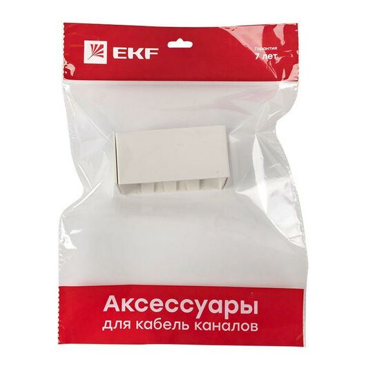Соединитель 100х60 бел. Plast PROxima (уп.2шт) EKF conw-100-60x2, изображение 6 • Купить по низкой цене в интернет-магазине СМЭК