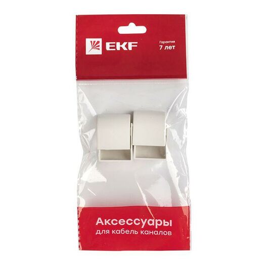 Заглушка 25х16 бел. Plast PROxima (уп.4шт) EKF ecw-25-16x4, изображение 7 • Купить по низкой цене в интернет-магазине СМЭК