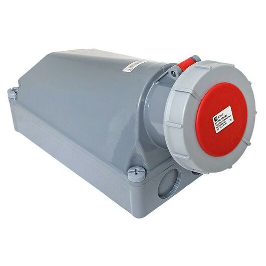 Розетка стационарная наружная 1442 3Р+РЕ 125А 380В IP67 PROxima EKF ps-1442-125-380, изображение 7 • Купить по низкой цене в интернет-магазине СМЭК