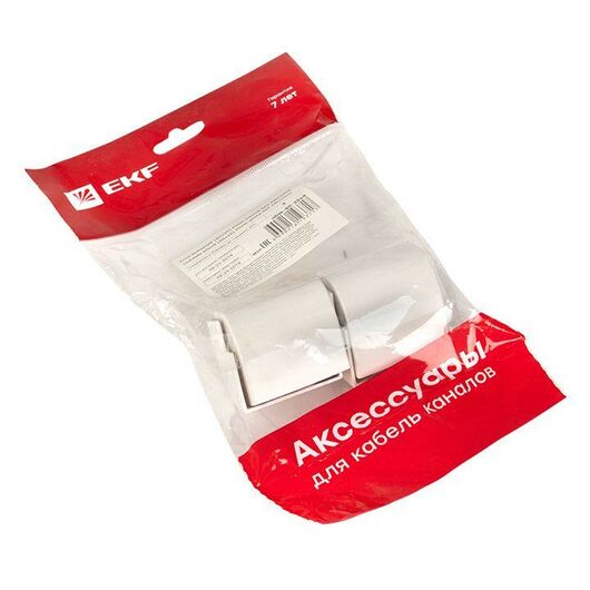 Угол внешний 40х25 бел. Plast PROxima (уп.4шт) EKF obw-40-25x4, изображение 3 • Купить по низкой цене в интернет-магазине СМЭК