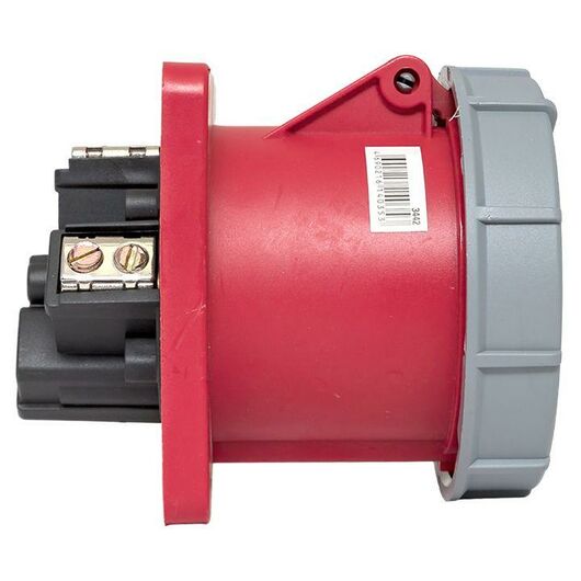 Розетка стационарная внутренняя 3442 3Р+РЕ 125А 380В IP67 PROxima EKF ps-3442-125-380, изображение 7 • Купить по низкой цене в интернет-магазине СМЭК