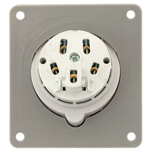 Розетка стационарная внутренняя угловая 4152 3Р+РЕ+N 16А 380В IP67 PROxima EKF ps-4152-16-380, изображение 5 • Купить по низкой цене в интернет-магазине СМЭК