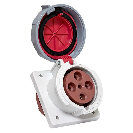 Розетка стационарная внутренняя угловая 4342 3Р+РЕ 63А 380В IP67 PROxima EKF ps-4342-63-380, изображение 9 • Купить по низкой цене в интернет-магазине СМЭК