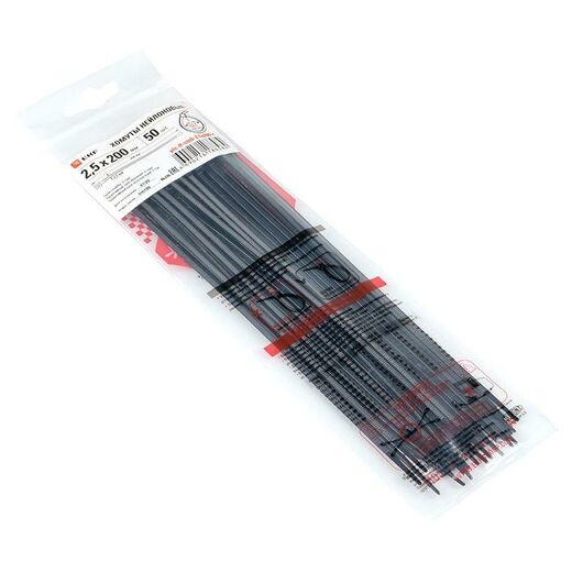 Хомут P6.6 2.5x200 FlexLock стандартный черн. (уп.50шт) PROxima EKF plc-fl-ctsb-2.5x200-r, изображение 4 • Купить по низкой цене в интернет-магазине СМЭК