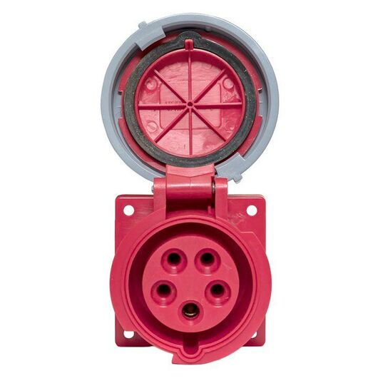 Розетка стационарная внутренняя 3152 3Р+РЕ+N 16А 380В IP67 PROxima EKF ps-3152-16-380, изображение 9 • Купить по низкой цене в интернет-магазине СМЭК