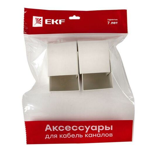 Заглушка 60х60 бел. Plast PROxima (уп.4шт) EKF ecw-60-60x4, изображение 6 • Купить по низкой цене в интернет-магазине СМЭК