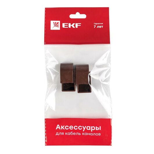 Заглушка 16х16 под темн. дерево Plast PROxima (уп.4шт) EKF ecd-16-16x4, изображение 6 • Купить по низкой цене в интернет-магазине СМЭК