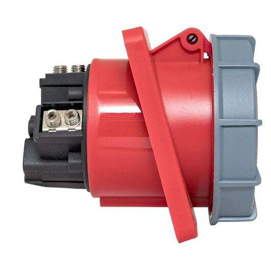 Розетка стационарная внутренняя угловая 4442 3Р+РЕ 125А 380В IP67 PROxima EKF ps-4442-125-380, изображение 3 • Купить по низкой цене в интернет-магазине СМЭК