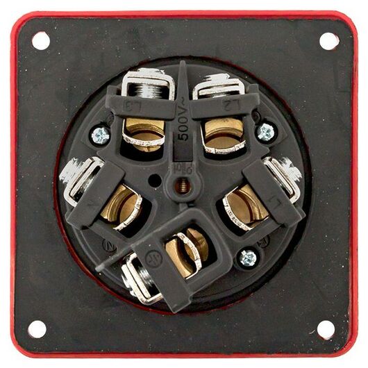Розетка стационарная внутренняя 3452 3Р+РЕ+N 125А 380В IP67 PROxima EKF ps-3452-125-380, изображение 8 • Купить по низкой цене в интернет-магазине СМЭК
