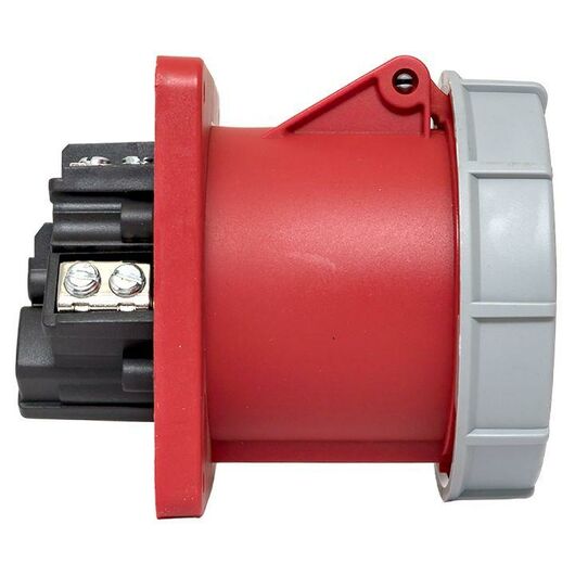 Розетка стационарная внутренняя 3452 3Р+РЕ+N 125А 380В IP67 PROxima EKF ps-3452-125-380, изображение 3 • Купить по низкой цене в интернет-магазине СМЭК