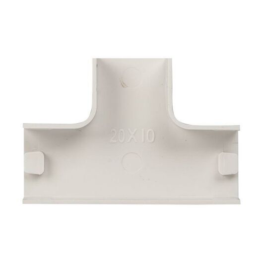 Угол T-образный 20х10 бел. Plast PROxima (уп.4шт) EKF tchw-20-10x4, изображение 3 • Купить по низкой цене в интернет-магазине СМЭК