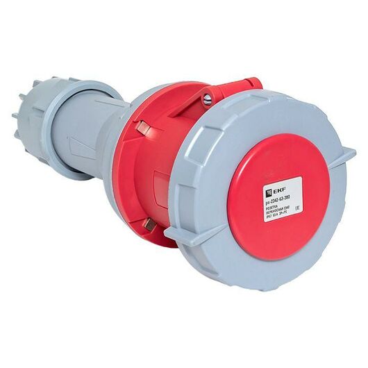 Розетка переносная 2342 3Р+РЕ 63А 380В IP67 PROxima EKF ps-2342-63-380, изображение 5 • Купить по низкой цене в интернет-магазине СМЭК