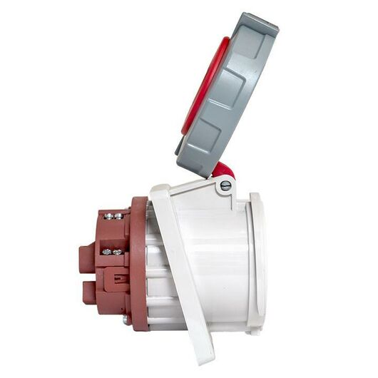 Розетка стационарная внутренняя угловая 4252 3Р+РЕ+N 32А 380В IP67 PROxima EKF ps-4252-32-380, изображение 4 • Купить по низкой цене в интернет-магазине СМЭК