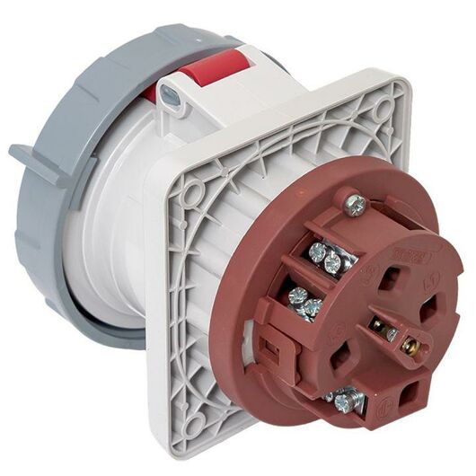 Розетка стационарная внутренняя 3342 3Р+РЕ 63А 380В IP67 PROxima EKF ps-3342-63-380, изображение 6 • Купить по низкой цене в интернет-магазине СМЭК