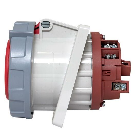 Розетка стационарная внутренняя угловая 4342 3Р+РЕ 63А 380В IP67 PROxima EKF ps-4342-63-380, изображение 8 • Купить по низкой цене в интернет-магазине СМЭК