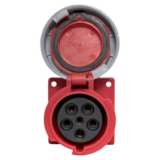 Розетка стационарная внутренняя 3352 3Р+РЕ+N 63А 380В IP67 PROxima EKF ps-3352-63-380, изображение 4 • Купить по низкой цене в интернет-магазине СМЭК