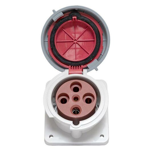 Розетка стационарная внутренняя 3342 3Р+РЕ 63А 380В IP67 PROxima EKF ps-3342-63-380, изображение 10 • Купить по низкой цене в интернет-магазине СМЭК