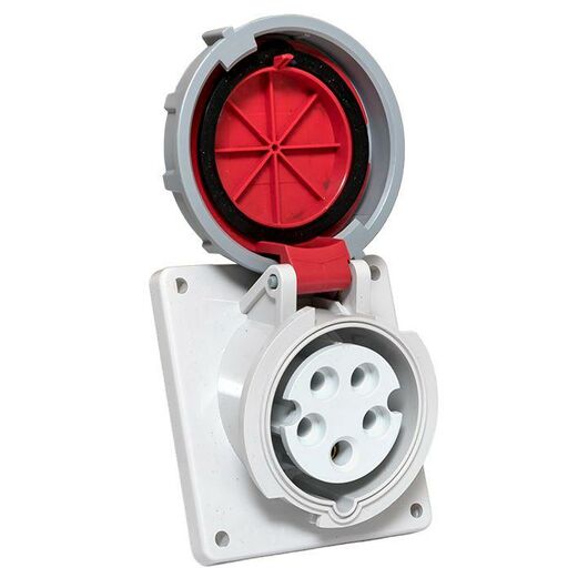 Розетка стационарная внутренняя угловая 4152 3Р+РЕ+N 16А 380В IP67 PROxima EKF ps-4152-16-380, изображение 7 • Купить по низкой цене в интернет-магазине СМЭК