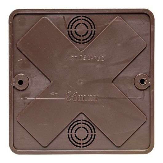Коробка разветвительная КМР-030-032 100х100х28 темн. дерево PROxima EKF plc-kmr-030-032-t, изображение 7 • Купить по низкой цене в интернет-магазине СМЭК