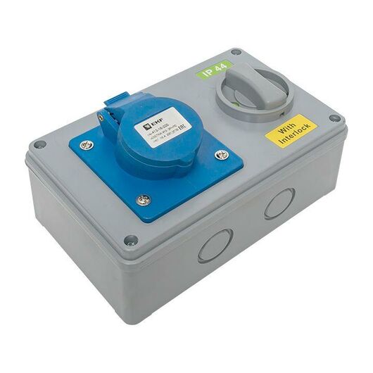 Розетка 1413 2Р+РЕ 16А 220В IP44 с блокировкой и выкл. EKF ps-1413-16-220, изображение 11 • Купить по низкой цене в интернет-магазине СМЭК