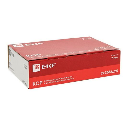 Клемма распределительная КСР с двойным винтом 2х35/2х25 желт./зел. PROxima EKF ksr-2.35-2.25-y-green, изображение 9 • Купить по низкой цене в интернет-магазине СМЭК