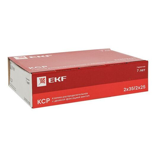 Клемма распределительная КСР с двойным винтом 2х35/2х25 син. PROxima EKF ksr-2.35-2.25-blue, изображение 10 • Купить по низкой цене в интернет-магазине СМЭК