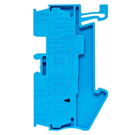 Колодка клеммная JXB-ST-2.5 31А 3 вывода пружинная син. EKF plc-jxb-st-2.5-3-blue • Купить по низкой цене в интернет-магазине СМЭК
