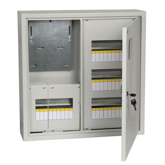 Корпус металлический ЩУРн-3/36 (560х550х165мм) IP31 TITAN IEK MKM32-N-36-31-ZO • Купить по низкой цене в интернет-магазине СМЭК