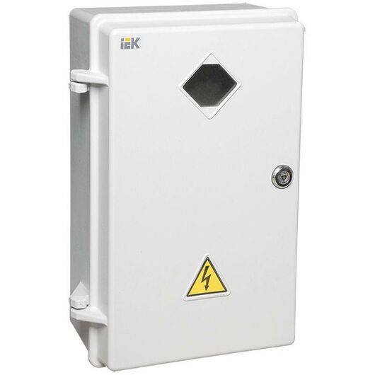 Корпус учетный ЩУ 1/1 Krepta 7 IP54 полиэстерный IEK MKP50-N-01-54 • Купить по низкой цене в интернет-магазине СМЭК