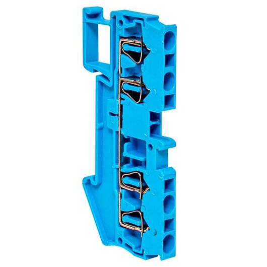 Колодка клеммная JXB-ST-2.5 31А 4 вывода пружинная син. PROxima EKF plc-jxb-st-2.5-4-blue, изображение 9 • Купить по низкой цене в интернет-магазине СМЭК