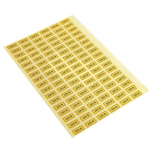 Наклейка 220В 10х15мм EKF , изображение 5 • Купить по низкой цене в интернет-магазине СМЭК