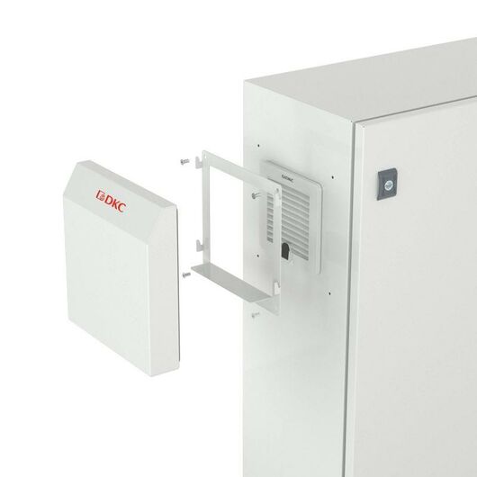 Панель защитная IP56 листовая сталь RAL9005 для вентиляторов и решеток 106 5х106 5/112х112мм DKC R5RK08B, изображение 2 • Купить по низкой цене в интернет-магазине СМЭК