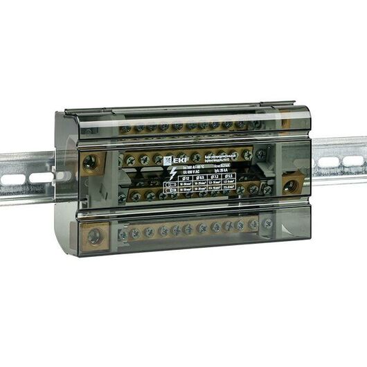Блок распределительный (кросс-модуль) 160A (4x12) PROxima db-160-4x12  EKF , изображение 2 • Купить по низкой цене в интернет-магазине СМЭК