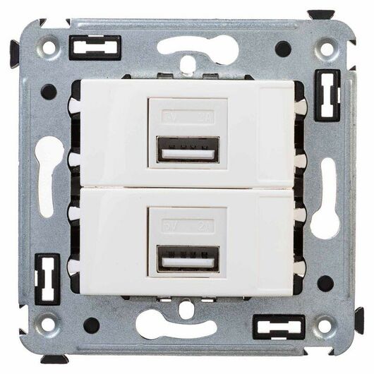 Устройство зарядное USB СП Avanti "Белое облако" DKC 4400543, изображение 2 • Купить по низкой цене в интернет-магазине СМЭК