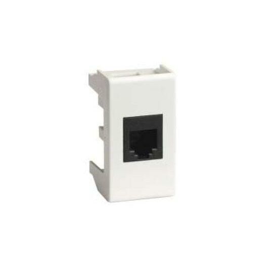 Розетка компьютерная 1-м 1мод. Viva RJ45 кат.5E бел. DKC 45038 • Купить по низкой цене в интернет-магазине СМЭК