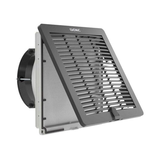 Вентилятор с фильтром RV 160/190м3/ч 115В 252х252мм IP54 RAL9005 DKC R5RV15115B, изображение 4 • Купить по низкой цене в интернет-магазине СМЭК