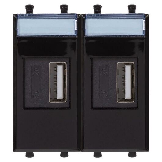 Устройство зарядное USB 2мод. 2.1А Avanti "Черный квадрат" DKC 4402542, изображение 4 • Купить по низкой цене в интернет-магазине СМЭК