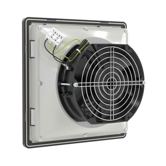 Вентилятор с фильтром RV 160/190м3/ч 115В 252х252мм IP54 RAL9005 DKC R5RV15115B, изображение 3 • Купить по низкой цене в интернет-магазине СМЭК