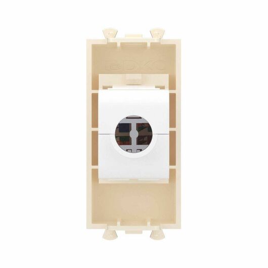 Розетка компьютерная 1мод. Avanti "Ванильная дымка" RJ45 кат.6 без шторок модульная механизм DKC 4405691 • Купить по низкой цене в интернет-магазине СМЭК