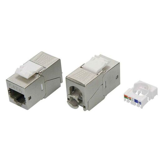 Модуль Keystone RJ45 CAT6 экранир. 90град. (форм-фактор S19) серебр. DKC RNK6F90TL • Купить по низкой цене в интернет-магазине СМЭК