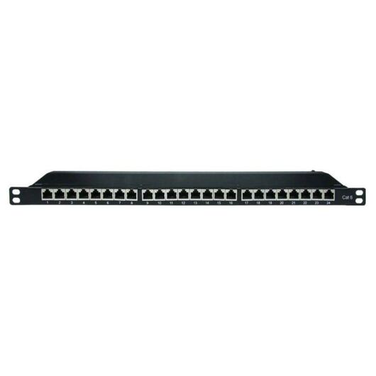 Патч-панель 19дюйм 0.5 U CAT6 24 порта RJ45 экранир. DKC RN6PPF2405 • Купить по низкой цене в интернет-магазине СМЭК