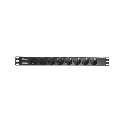 Блок розеток 8-м Schuko для 19дюйм шкафов DKC R519SH8 • Купить по низкой цене в интернет-магазине СМЭК