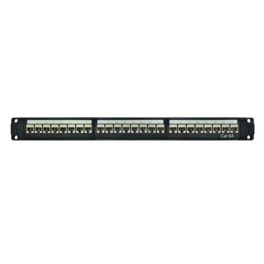 Патч-панель модульная 19дюйм 1U CAT6A 24 порта RJ45 экранир. DKC RN6APPF24 • Купить по низкой цене в интернет-магазине СМЭК