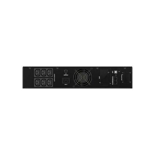 ИБП линейно-интерактивный Info Rackmount Pro 1000 ВА/800Вт 1/1 EPO USB RJ45 3xIEC C13 Rack 2U SNMP/AS400 slot 2x7Aч DKC INFORPRO1000IN, изображение 4 • Купить по низкой цене в интернет-магазине СМЭК