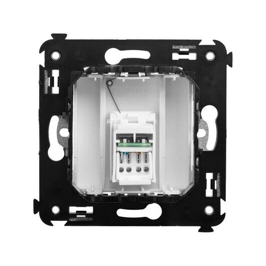 Розетка компьютерная 1-м СП Avanti "Белое облако" RJ45 кат.5E DKC 4400463, изображение 4 • Купить по низкой цене в интернет-магазине СМЭК