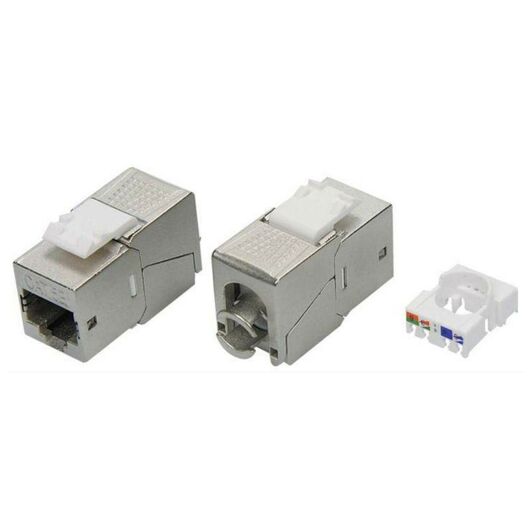 Модуль Keystone RJ45 CAT5E экранир. 90град. (форм-фактор S19) серебр. DKC RNK5EF90TL • Купить по низкой цене в интернет-магазине СМЭК