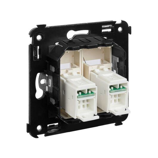 Розетка компьютерная 2-м СП Avanti "Ванильная дымка" RJ45 кат.6 DKC 4405294, изображение 5 • Купить по низкой цене в интернет-магазине СМЭК